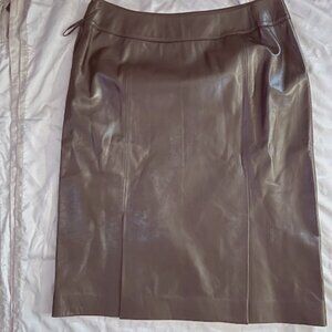 Lafayette 148 Sz 10 leather skirt - NEW ($600)